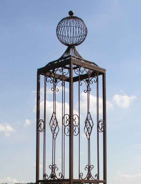 Rankstab Rankhilfe Pfosten Obelisk Kent XXL 225 ROST Gartengestaltung